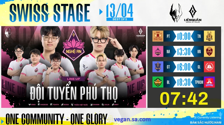 TRỰC TIẾP SWISS STAGE 13/04 TỨ PHƯƠNG ĐẠI CHIẾN MÙA XUÂN 2026 10 Screenshot 2026 04 13 132407